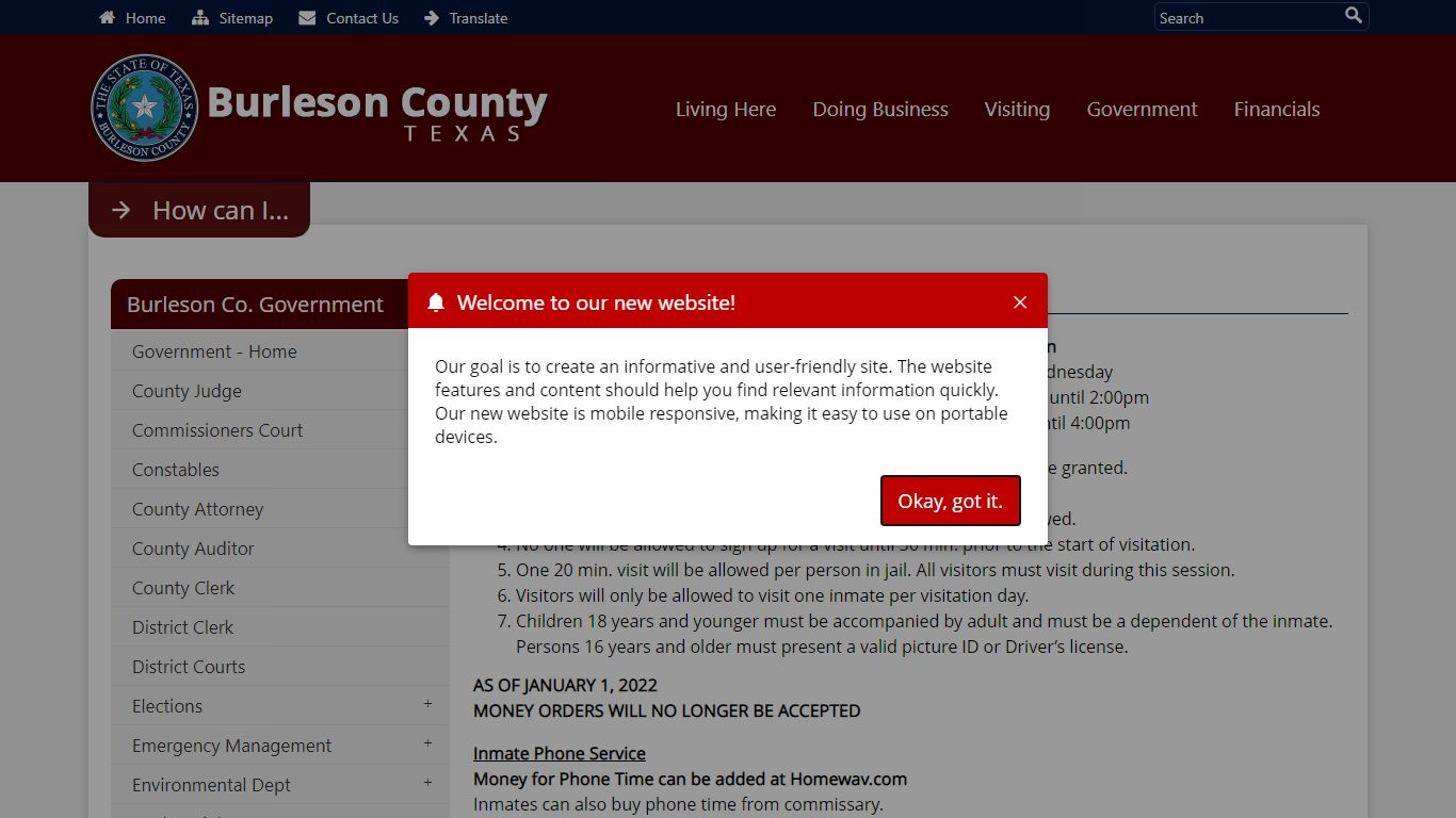 Burleson County, Texas